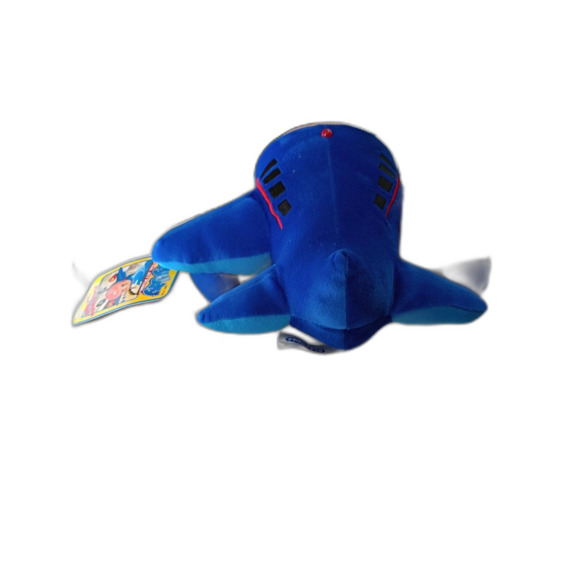 Jay Jay the Jet Plane 1999 Blue Rubber Faced Plush Stuffed Kidpower NWT - Picture 7 of 10